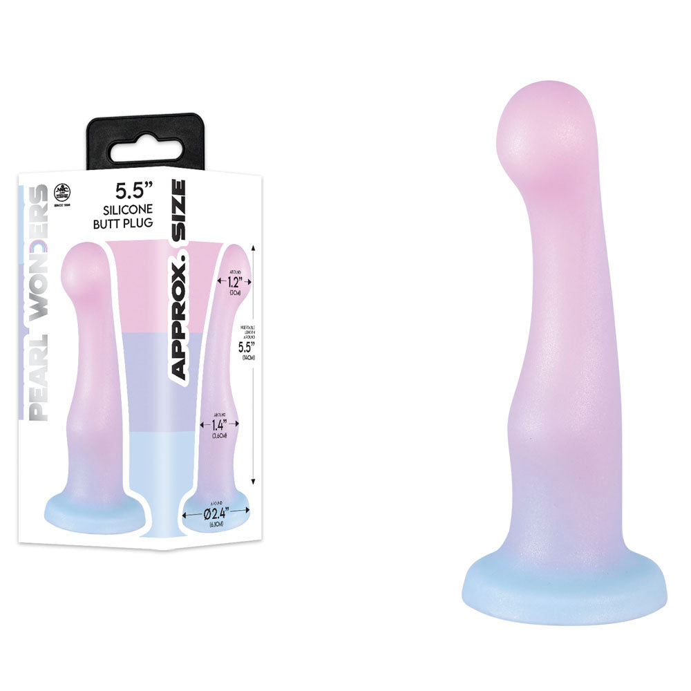 Pearl Wonders Silicone Butt Plug – 14 cm Anal Plug Multi > Anal Range > Butt Plugs
