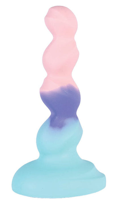 Pastel Wonders Swirl (Pink Purple Blue) – Silicone 11.9 cm Butt Plug Multi > Anal Range > Butt Plugs
