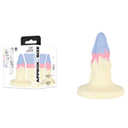 Pastel Wonders (Pink and Blue) – 8.9 cm Silicone Butt Plug Coloured > Anal Range > Butt Plugs