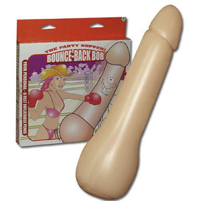 Bounce-Back Bob Inflatable Penis – 6 Feet Large Inflatable Novelty Item with 360-Degree Rotation One Size > Novelties > Bachelor & Bachelorette Items