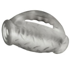 Masterjack Double Penetration Clear Ice - Double Ended Stroker > Sex Toys For Men > Masturbators > Manual