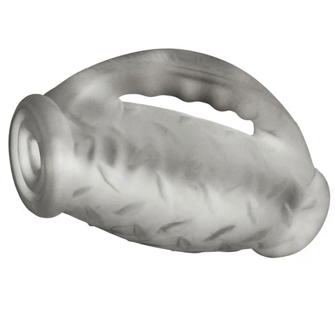 Masterjack Double Penetration Clear Ice - Double Ended Stroker > Sex Toys For Men > Masturbators > Manual