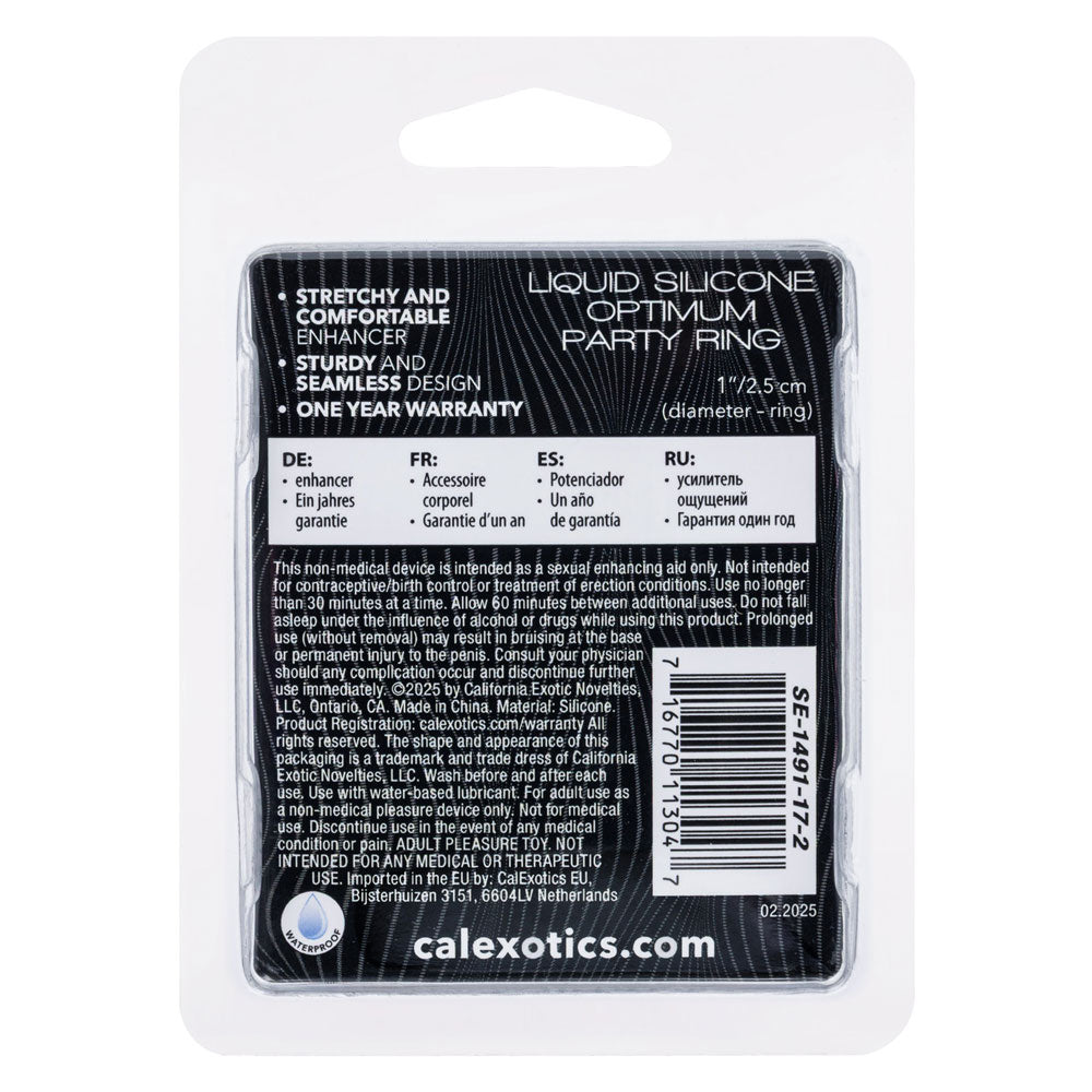 Alpha™ Liquid Silicone Optimum Party Ring Default Title COCK RINGS