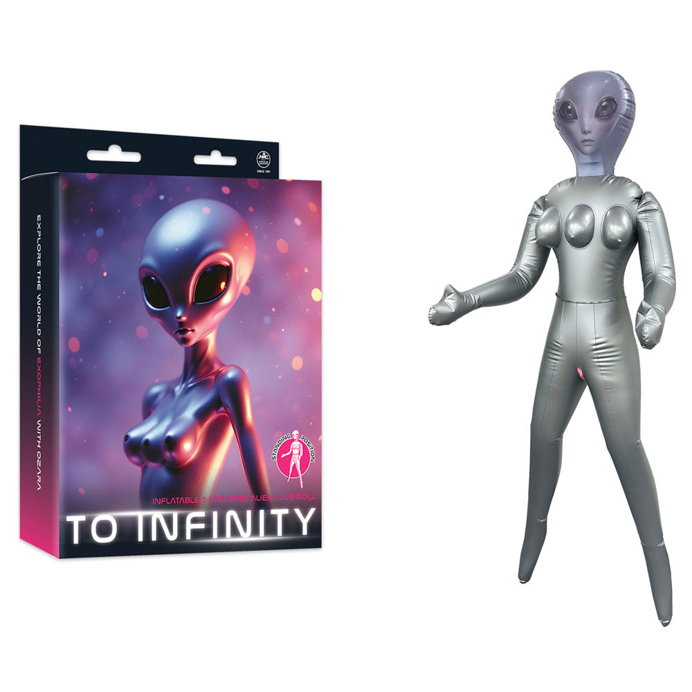 Ozara Inflatable 3-Breasted Alien Love Doll (153 cm) – Standing Position Love Doll > Sex Toys > Sex Dolls > Novelty Inflatables Main image