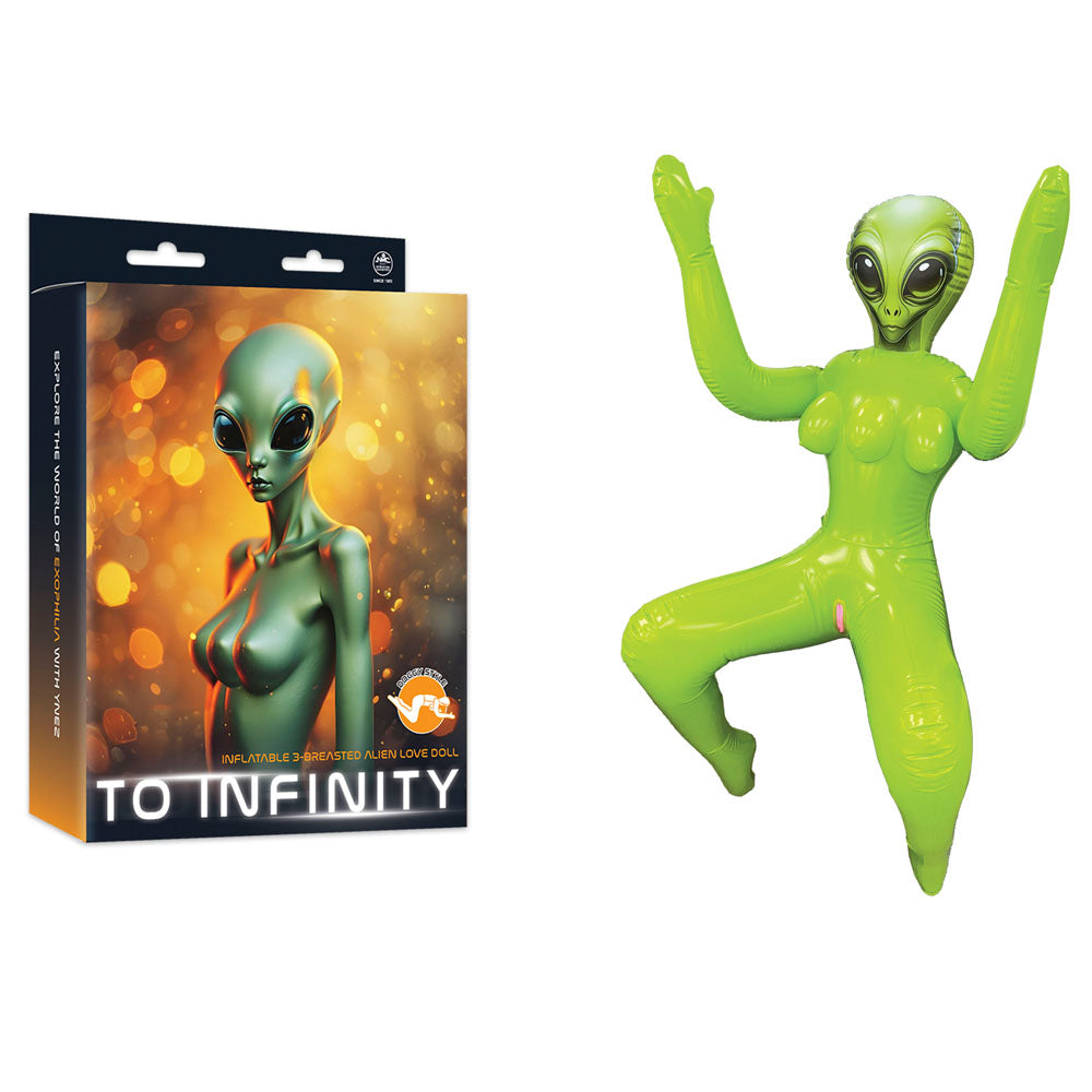 Inflatable 3-Breasted Alien Love Doll Ynez Doggy Style Edition – 112 cm Love Doll > Sex Toys > Sex Dolls > Novelty Inflatables