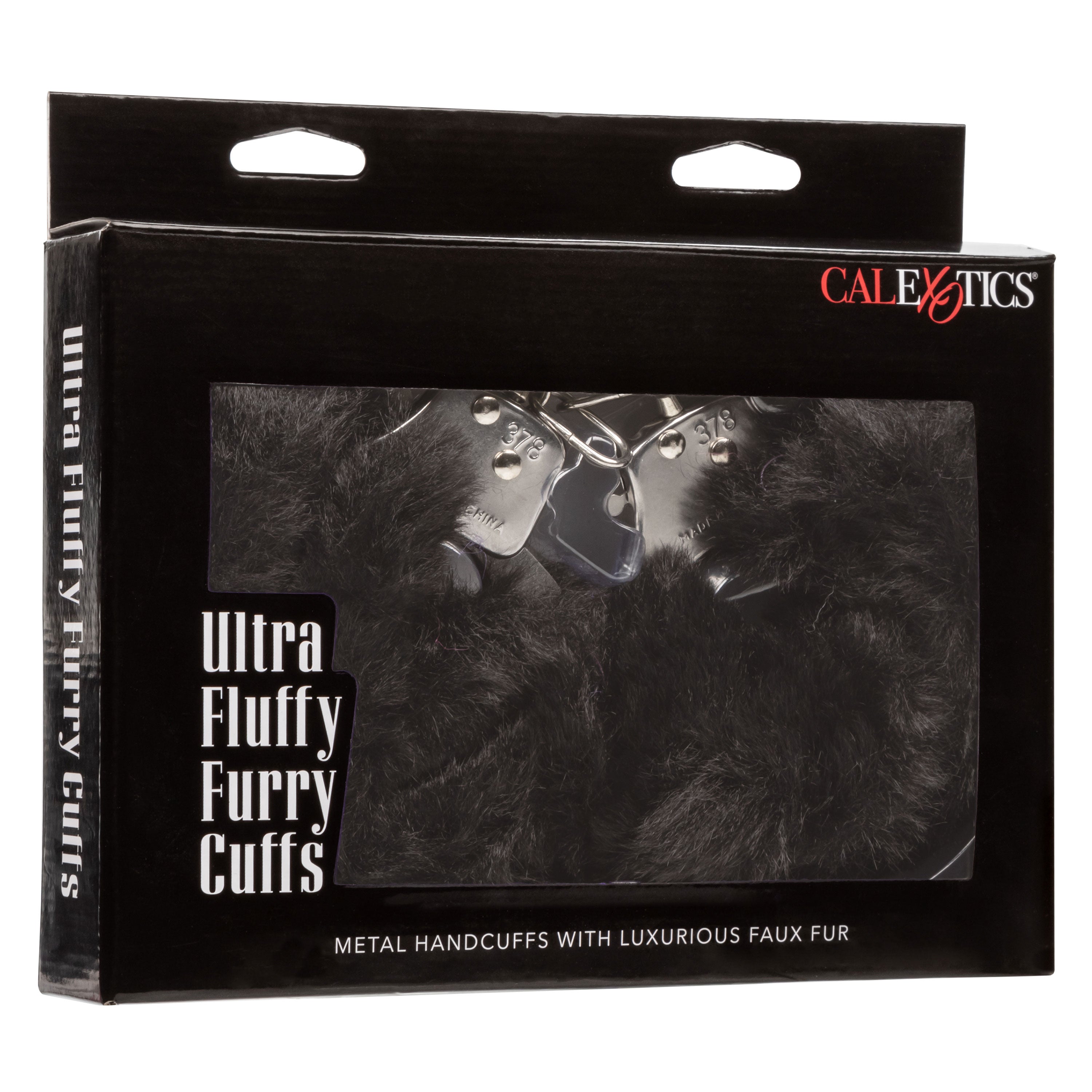 Ultra Fluffy Black Furry Bondage Cuffs For Couples Play > Bondage Gear > Handcuffs