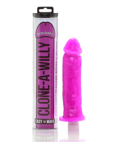 Clone A Willy Neon Purple Silicone Vibrator > Realistic Dildos and Vibes > Mould your own kits