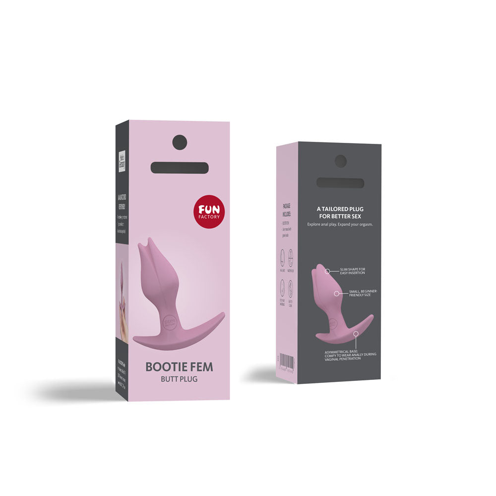Fun Factory BOOTIE FEM rose - Rose 8.5 cm Butt Plug for Women ANAL TOYS-PREMIUM