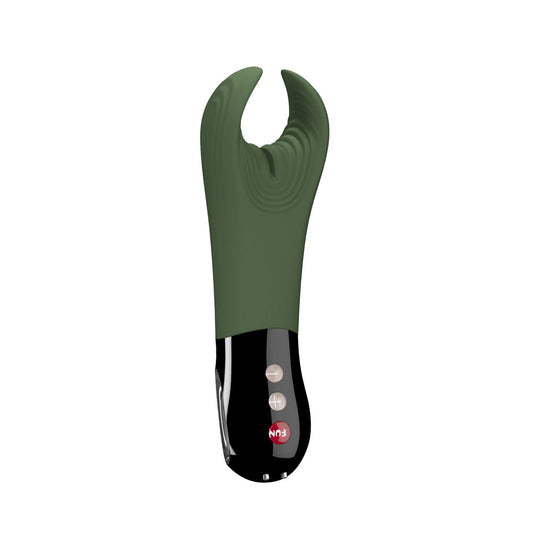 Fun Factory MANTA moss -black - Moss 18 cm USB Rechargeable Mens & Couples Vibrator Green VIBRATORS-PREMIUM