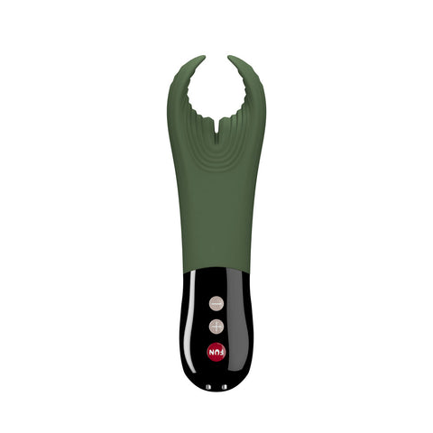 Fun Factory MANTA Moss 18 cm USB Rechargeable Couples Vibrator Green Couples Toys