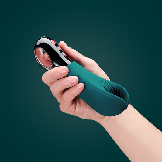 Fun Factory MANTA deep sea -black - Deep Sea 18 cm USB Rechargeable Mens & Couples Vibrator VIBRATORS-PREMIUM