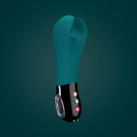 Fun Factory MANTA Deep Sea 18 cm USB Rechargeable Couples Vibrator in Teal Couples Toys
