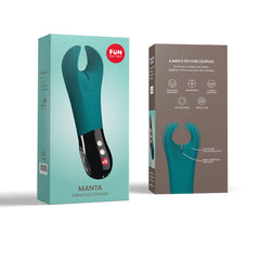 Fun Factory MANTA Deep Sea 18 cm USB Rechargeable Couples Vibrator VIBRATORS-PREMIUM