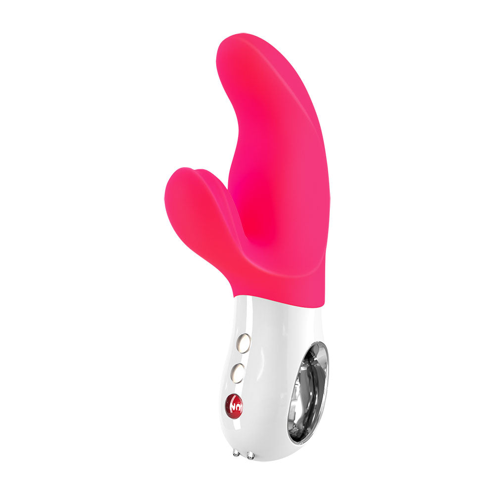 Fun Factory Miss Bi 17 Centimeter USB Rechargeable Rabbit Vibrator Pink > Vibrators > Ladies > Rabbit