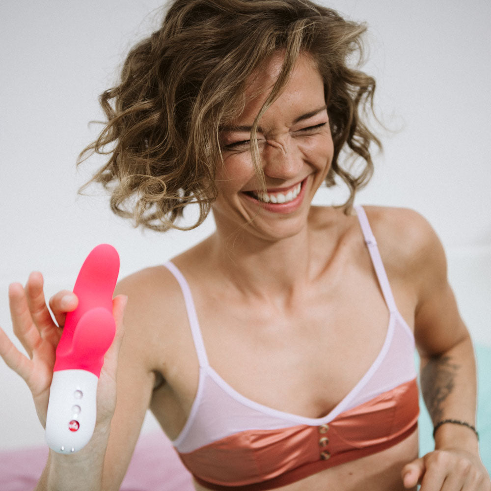 Fun Factory Miss Bi 17 cm USB Rechargeable Rabbit Vibrator in Pink VIBRATORS-PREMIUM