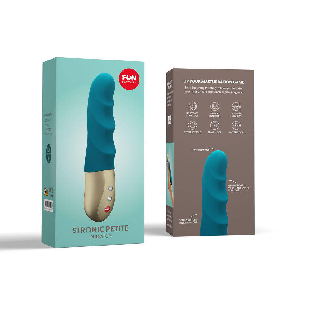 Fun Factory STRONIC PETITE Deep Sea 17 cm USB Rechargeable Vibrator VIBRATORS-PREMIUM