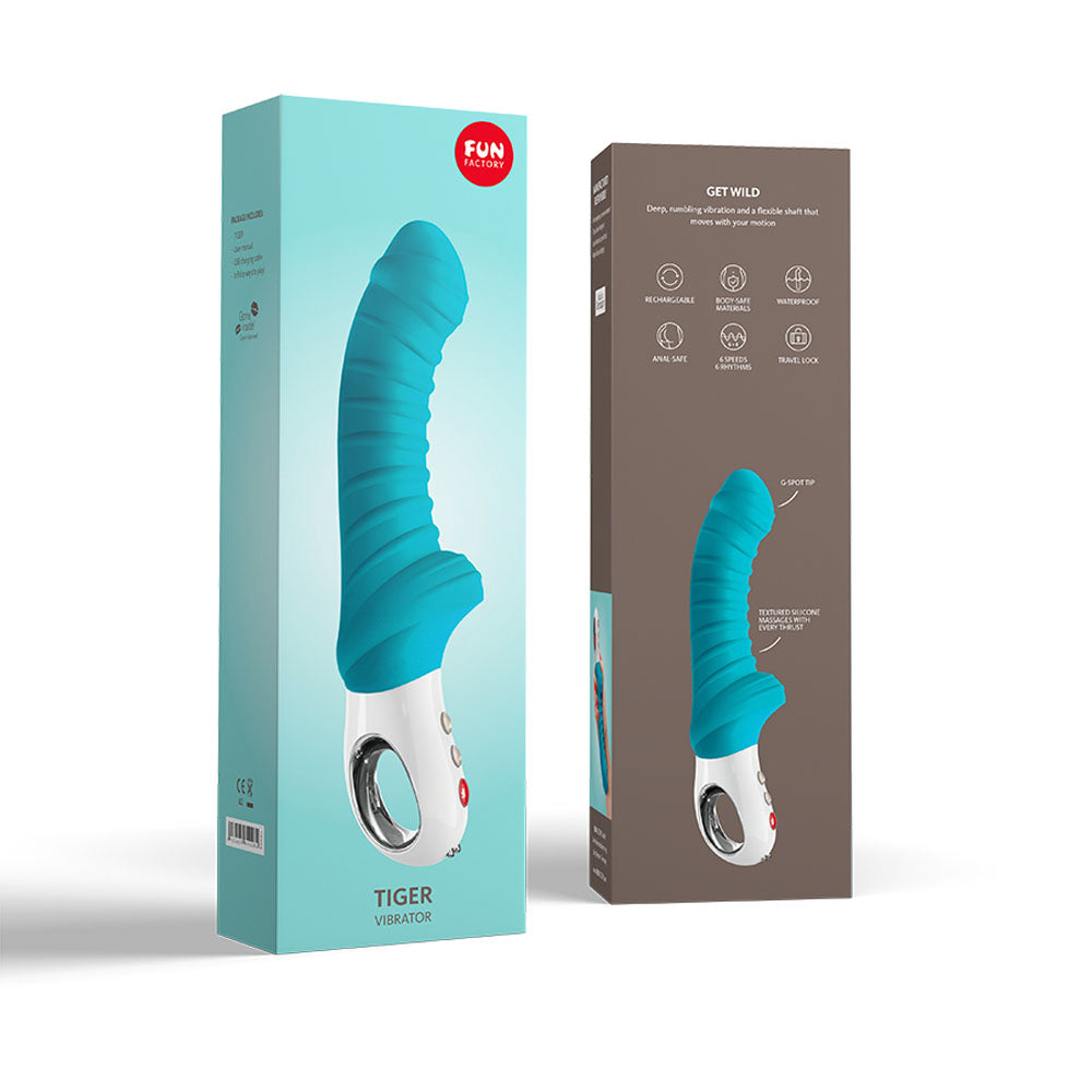 Fun Factory TIGER petrol - Petrol 22.3 USB Rechargeable Vibrator VIBRATORS-PREMIUM