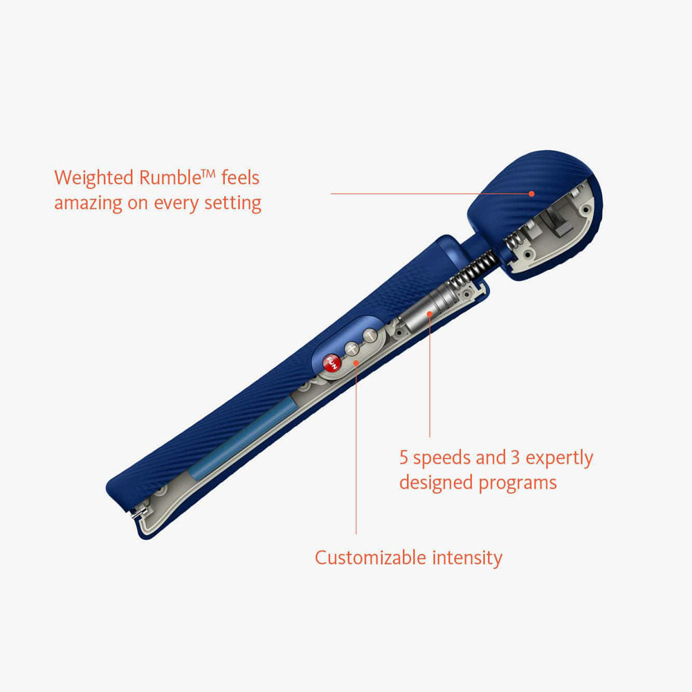 Fun Factory VIM Midnight 31.3 cm USB Rechargeable Massager Wand VIBRATORS-PREMIUM