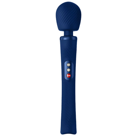 Fun Factory VIM Midnight 31.3 cm USB Rechargeable Massager Wand Blue Electric Massager
