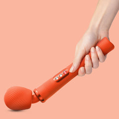 Fun Factory VIM Sunrise Orange 31.3 cm USB Rechargeable Wand Massager VIBRATORS-PREMIUM