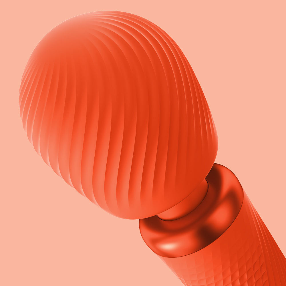 Fun Factory VIM Sunrise Orange 31.3 cm USB Rechargeable Wand Massager VIBRATORS-PREMIUM