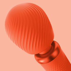 Fun Factory VIM Sunrise Orange 31.3 cm USB Rechargeable Wand Massager VIBRATORS-PREMIUM