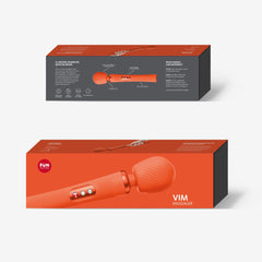 Fun Factory VIM Sunrise Orange 31.3 cm USB Rechargeable Wand Massager VIBRATORS-PREMIUM