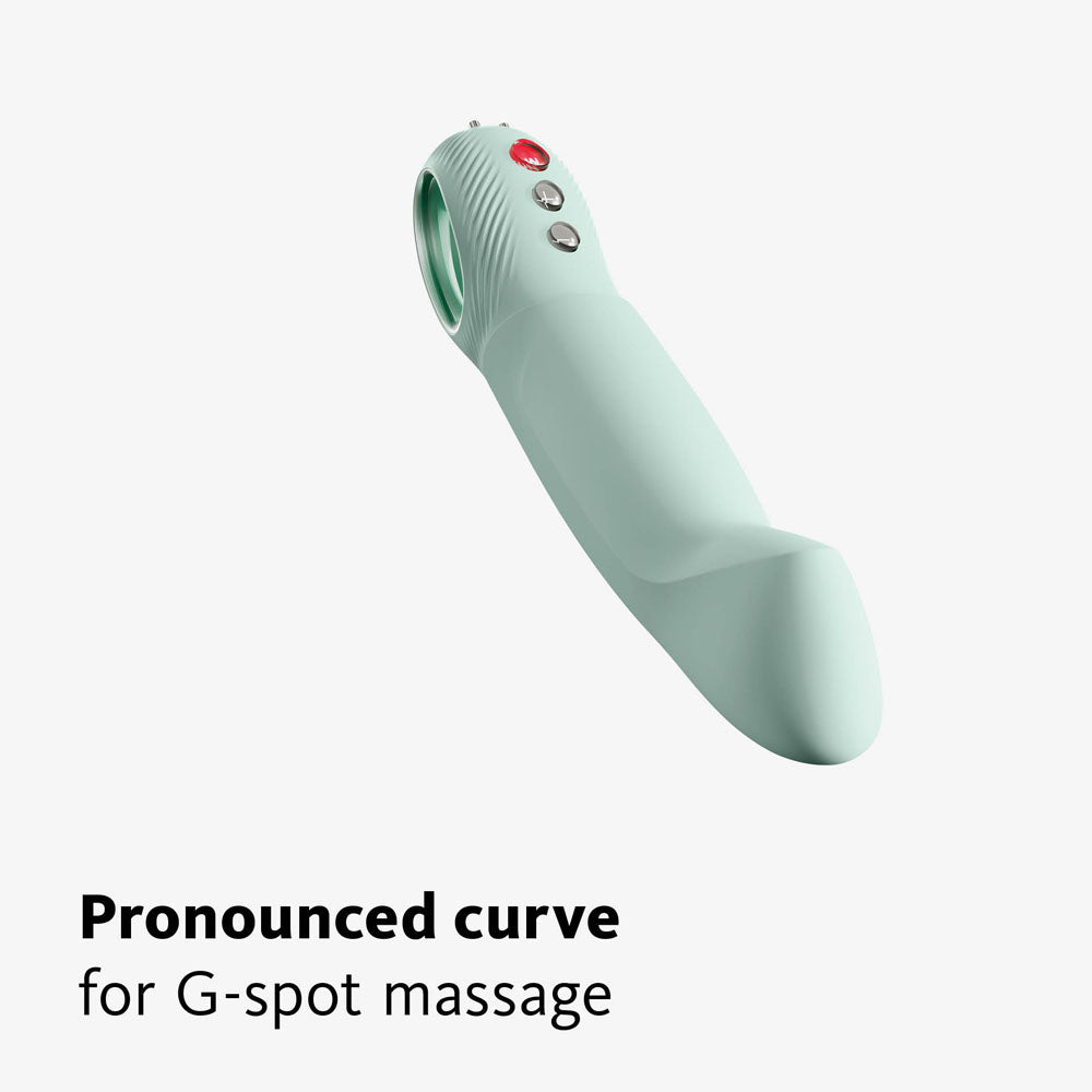 Fun Factory Stronic G Forte Mint 19 cm USB Rechargeable Thruster VIBRATORS-PREMIUM