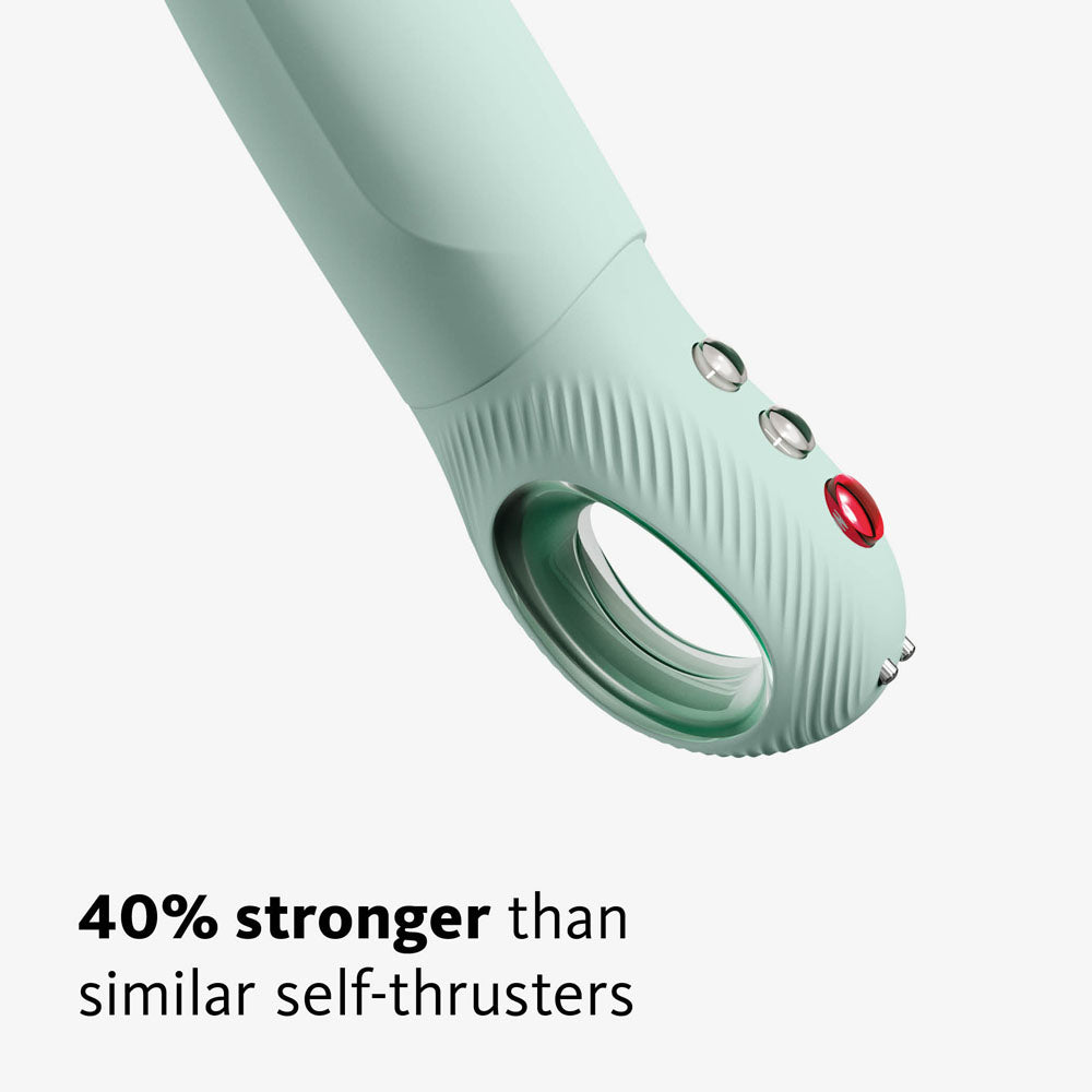 Fun Factory Stronic G Forte Mint 19 cm USB Rechargeable Thruster VIBRATORS-PREMIUM