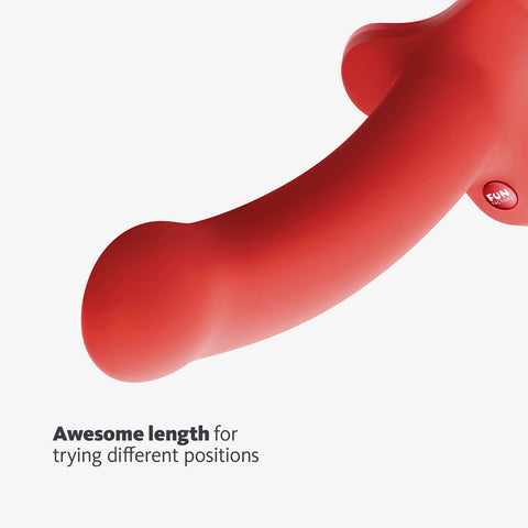 Fun Factory Magnum Flashy Coral 18.3 cm Dildo in Coral Orange Dongs Neutral