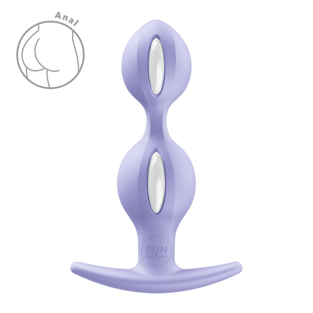 Fun Factory B Balls Duo – 13 cm Weighted Silicone Kegel Balls for Pelvic Floor Training > Sex Toys For Ladies > Kegel Exercise