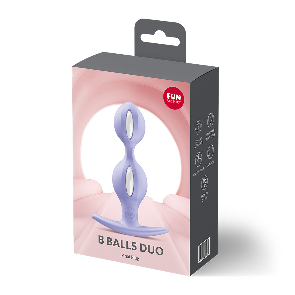 Fun Factory B Balls Duo – 13 cm Weighted Silicone Kegel Balls for Pelvic Floor Training > Sex Toys For Ladies > Kegel Exercise