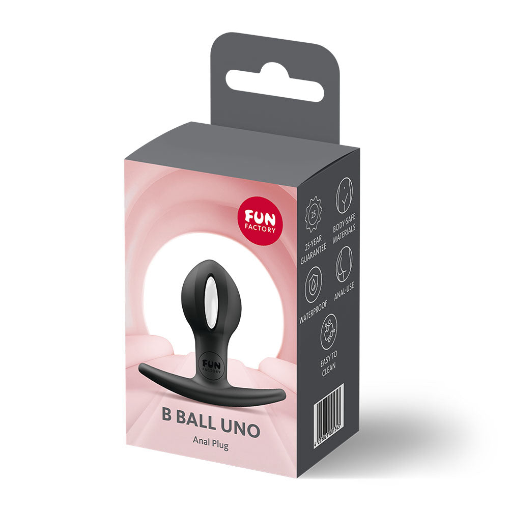 Fun Factory B Balls Uno – Weighted 7.3 cm Kegel and Butt Plug > Anal Range > Vibrating Butt Plugs