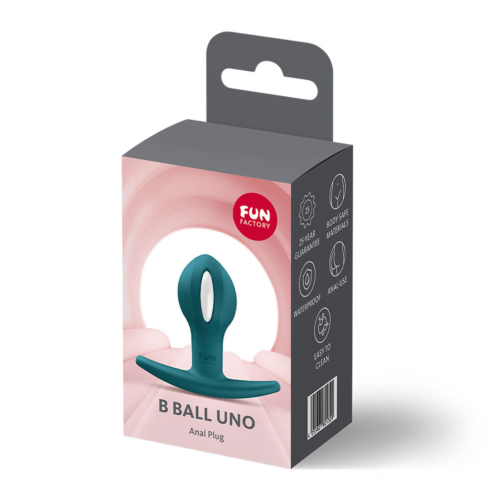 Fun Factory B Balls Uno – 7.3 cm Ergonomic Vibrating Butt Plug > Anal Range > Vibrating Butt Plugs