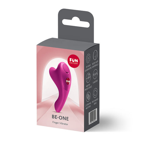 Fun Factory BE-ONE (Magenta) – USB-C Rechargeable Finger Stimulator > Vibrators > Finger Vibrators