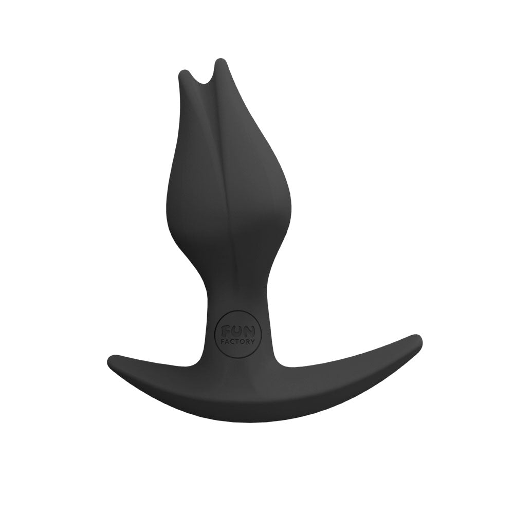 Fun Factory Bootie Fem – Slim 8.5 cm Silicone Butt Plug - Black > Anal Range > Butt Plugs