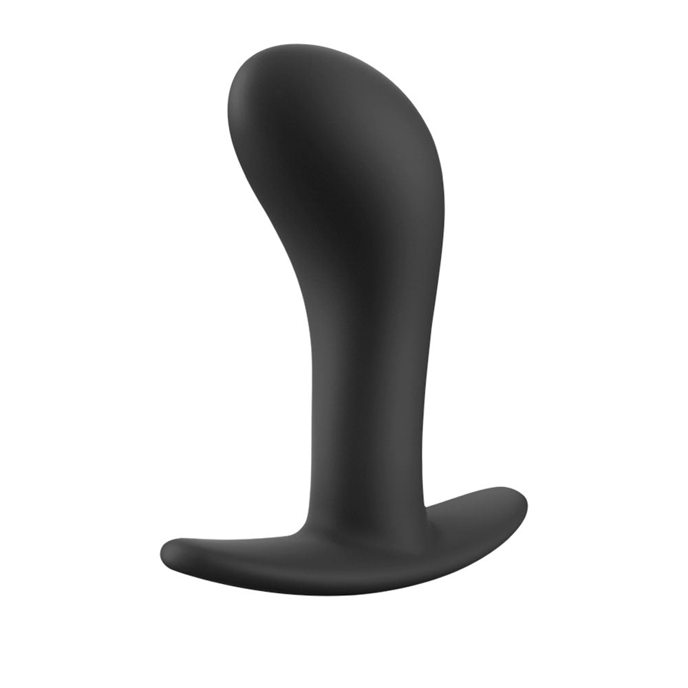 Fun Factory Bootie L – Silicone 10.9 cm Length 3.8 cm Diameter Anal Plug Black > Anal Range > Butt Plugs