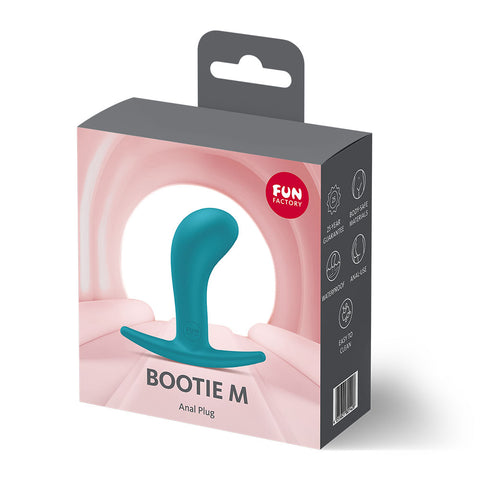 Fun Factory Bootie M (Aquamarine) – Medium 9.4 cm Butt Plug > Anal Range > Butt Plugs