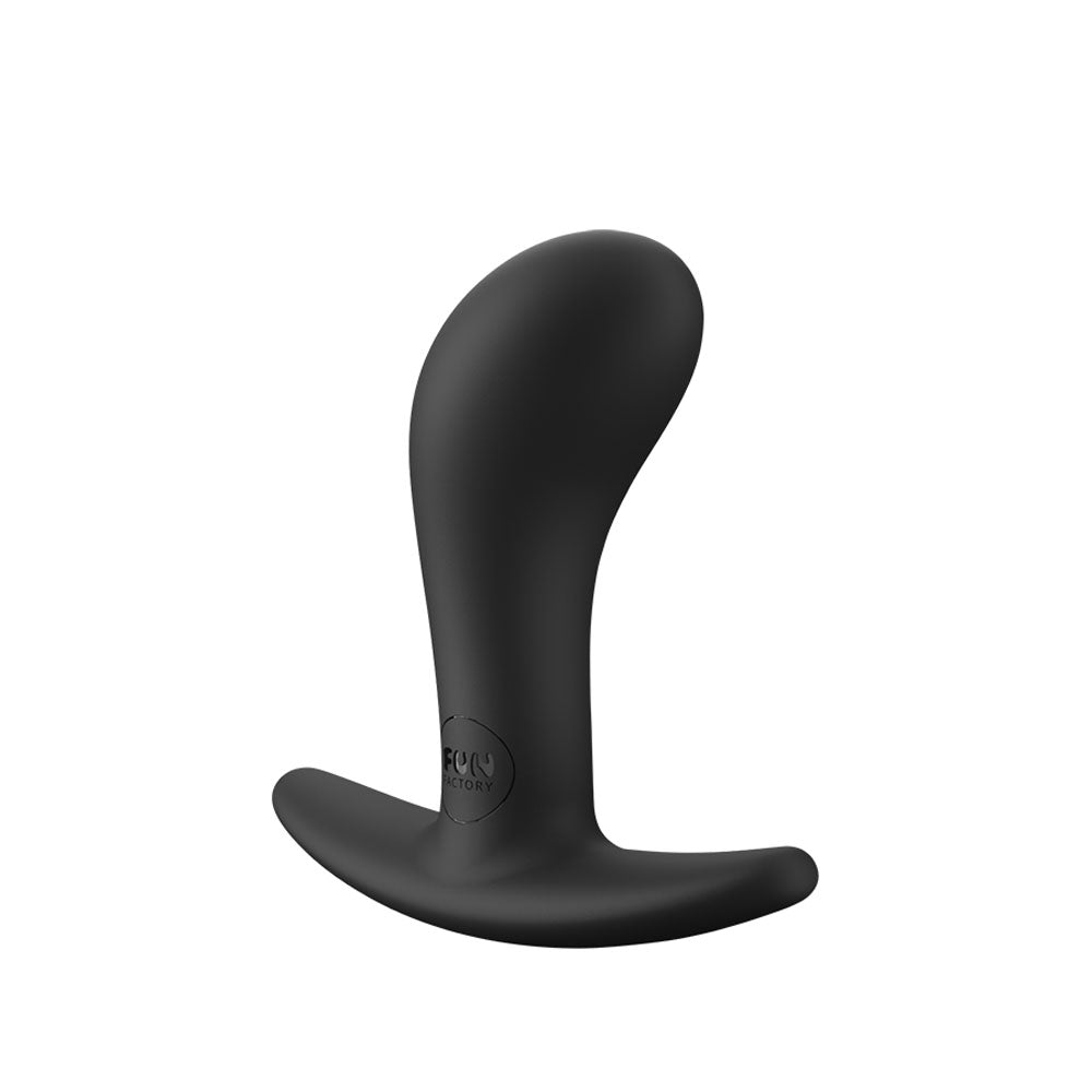 Fun Factory Bootie S – Silicone 7.9 cm Small Butt Plug Black > Anal Range > Butt Plugs