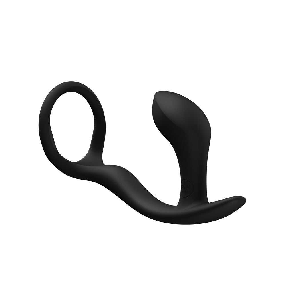 Fun Factory Bootie Ring – 14.7 cm Anal Plug with Cock Ring Black > Anal Range > Butt Plugs