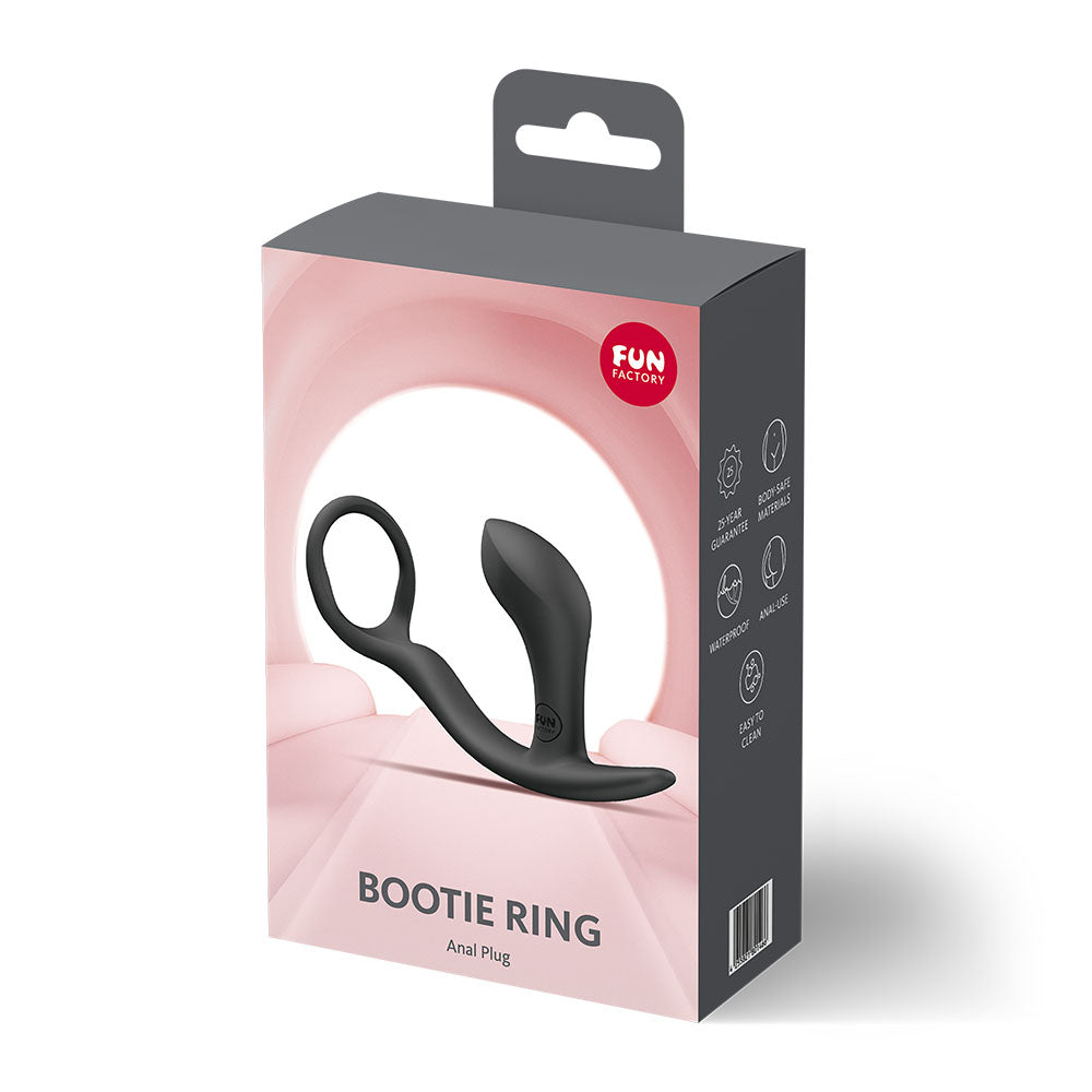 Fun Factory Bootie Ring – 14.7 cm Anal Plug with Cock Ring > Anal Range > Butt Plugs