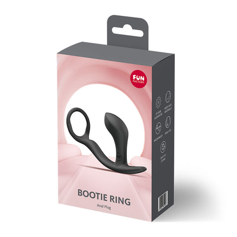 Fun Factory Bootie Ring – 14.7 cm Anal Plug with Cock Ring > Anal Range > Butt Plugs