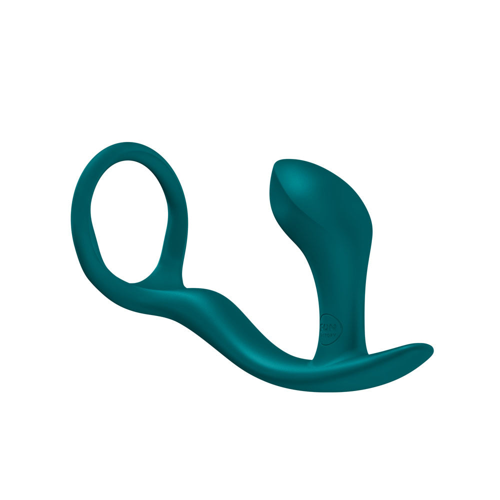 Fun Factory Bootie Ring – Silicone 14.7 cm Anal Plug with Cock Ring Green > Anal Range > Butt Plugs