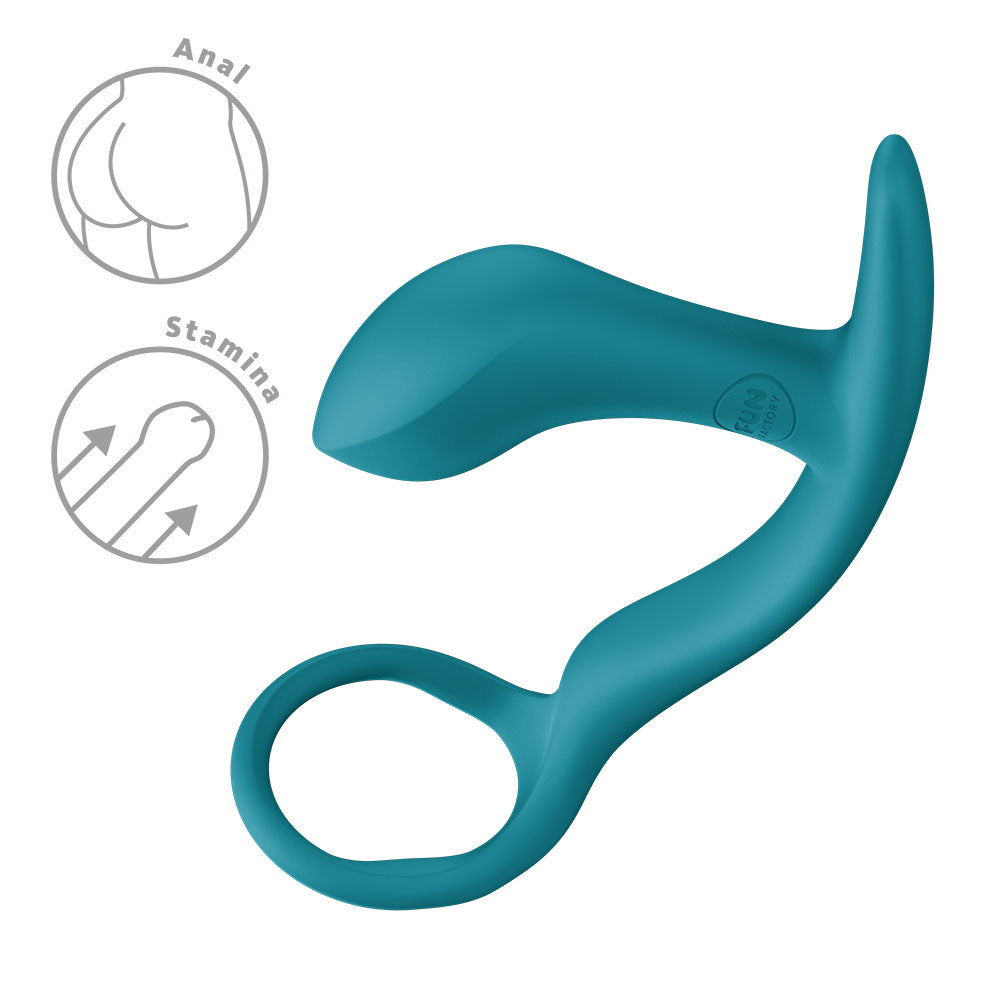 Fun Factory Bootie Ring – Silicone 14.7 cm Anal Plug with Cock Ring > Anal Range > Butt Plugs