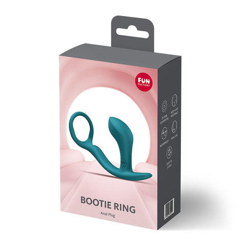 Fun Factory Bootie Ring – 14.7 cm Anal Plug with Cock Ring > Anal Range > Butt Plugs