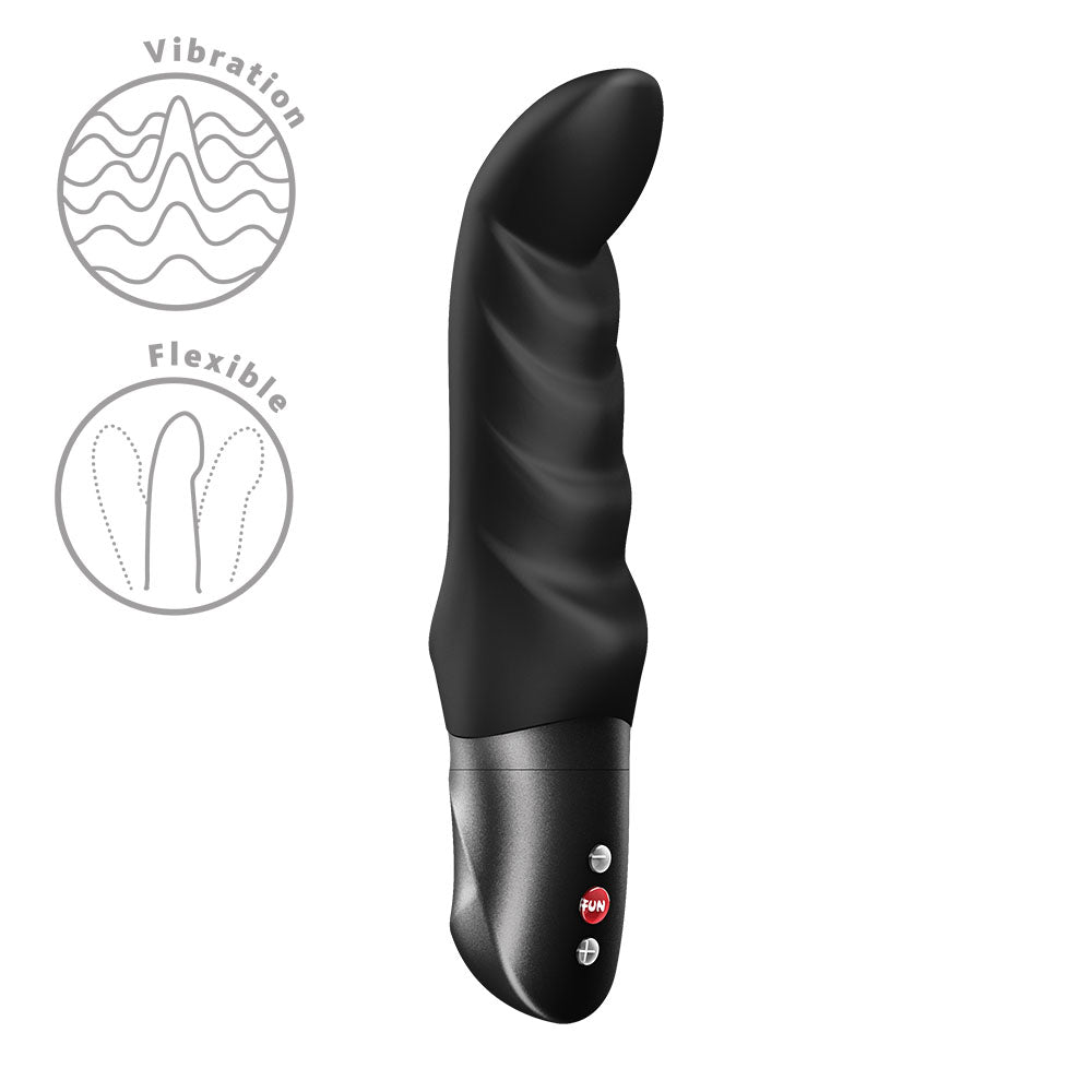 Fun Factory Abby G – Ribbed Silicone 18.8 cm G-Spot Vibrator > Sex Toys For Ladies > G-Spot Vibrators