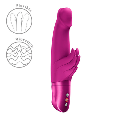 Fun Factory Wicked Angel (Magenta) – Rabbit Vibrator with Curved Shaft > Vibrators > Ladies > Rabbit
