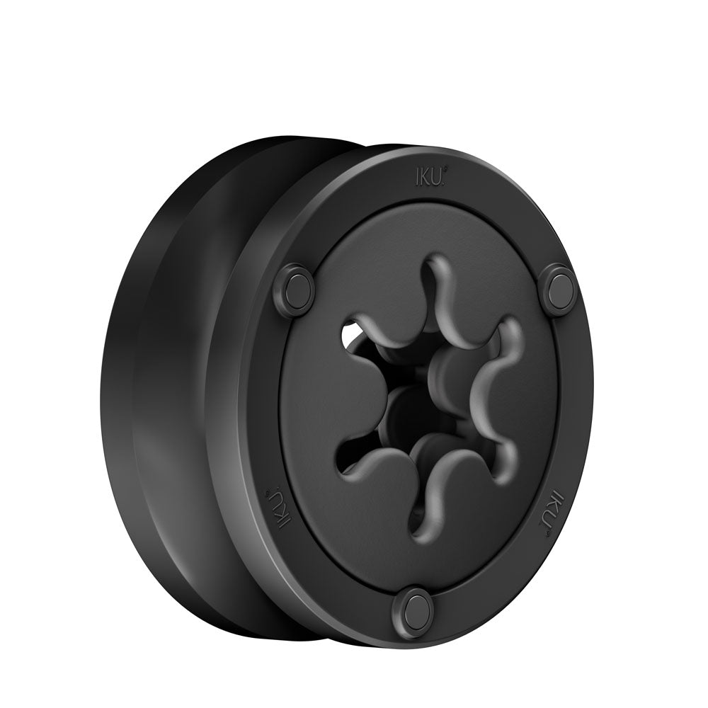Fun Factory IKU Flex – Textured Silicone Stroker Masturbator Black > Sex Toys For Men > Masturbators Cup