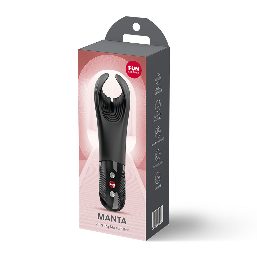 Fun Factory Manta – USB-C Rechargeable Unisex Vibrator > Vibrators > Standard Vibrators