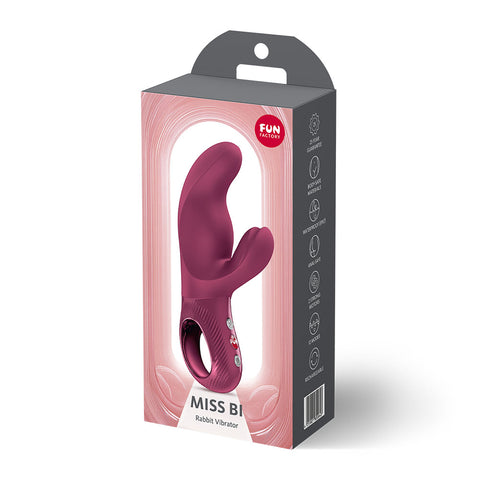 Fun Factory Miss Bi (Wine) – USB-C Rechargeable 17 cm Vibrator > Vibrators > Ladies > Rabbit